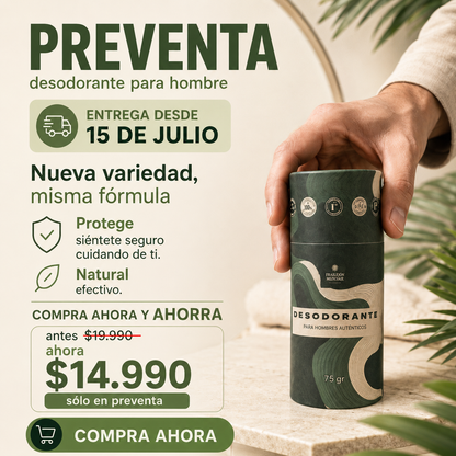 Desodorante Para Hombres Autenticos